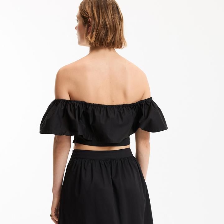 Immagine prodotto La Redoute Collections Kurzes Bustier-Top mit Rüschen (40)