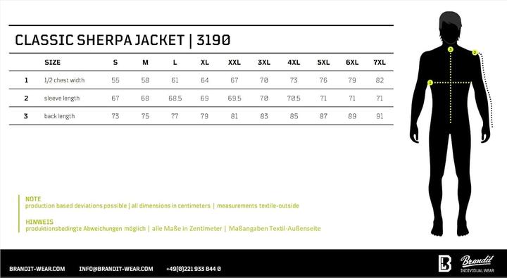 Actual product image Brandit Classic Sherpa Jacket - 177045 (S)