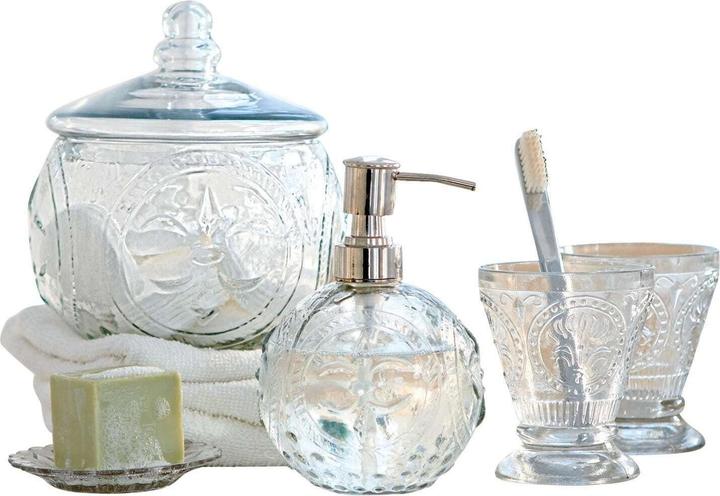 Actual product image Loberon Bathroom set Luton clear