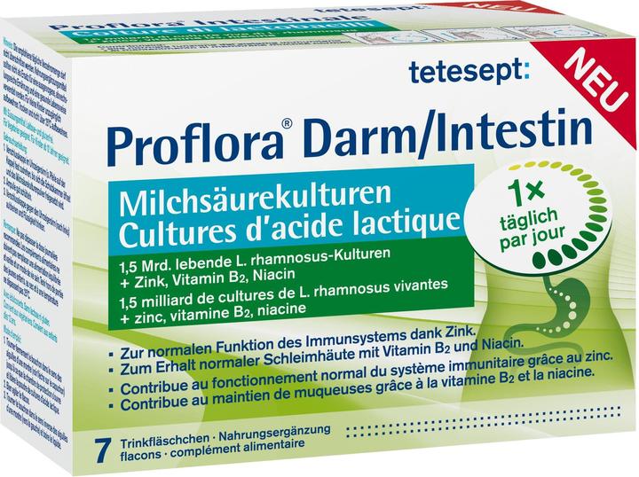 Actual product image Tetesept Proflora intestine (7 Piece, Ampoule, 75.60 g)