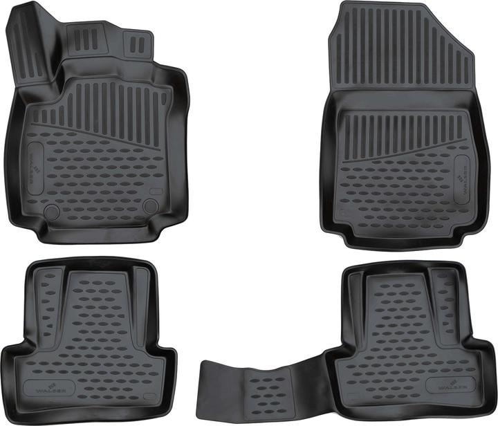 Immagine prodotto Walser Tappetini in gomma XTR Renault Clio IV 11/2012-2019, Clio IV Grandtour 01/2013-2019 (2 tappetini anteriori + 2 tappetini posteriori)