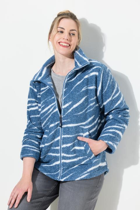 Produktbild Laurasøn Teddyjacke, Stehkragen, Langarm, Zipper (XXL)