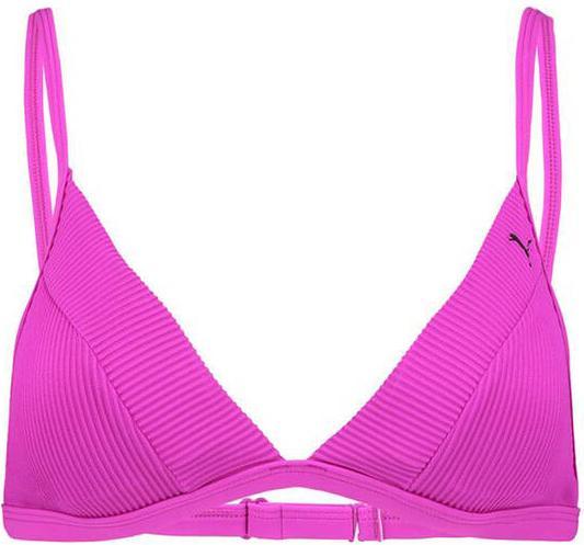 Actual product image Puma Swim Ribbed Triangle Bikini Top (XL)