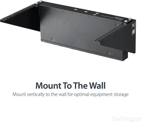 Actual product image StarTech 6u Wall Mount Rack Bracket