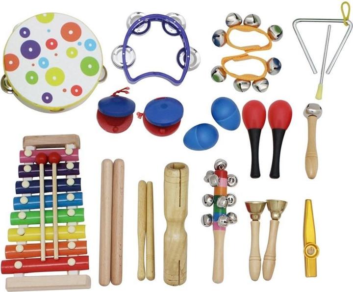 Actual product image Esmée Musik Instrumente Set, Kinder Spielzeug, Xylophon/Triangel/Rassel