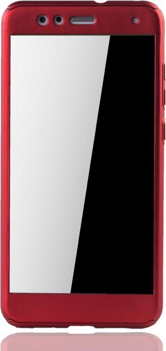 Actual product image König Design Case Mobile Protection for Huawei P10 Lite Full Case Cover Screen Protector Bumper Red (Huawei P10 Lite)