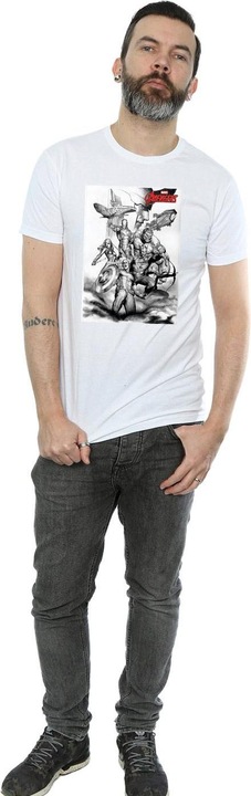 Produktbild Avengers Assemble Team Sketch TShirt (M)