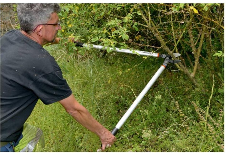 Produktbild Bahco Professionelle Amboss-Astschere mit Hebelübersetzung und Aluminium-Griff, 850 mm
