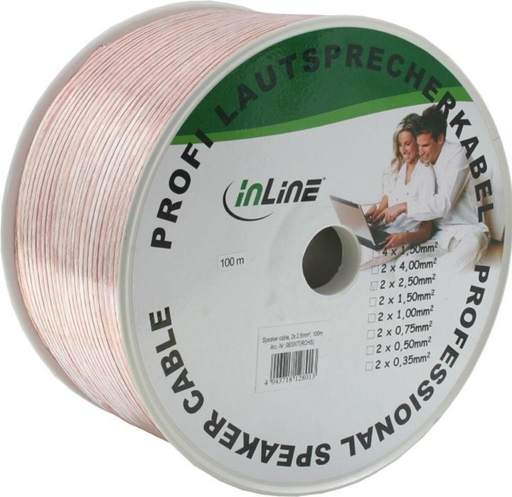 Actual product image InLine Speaker cable (100 m, 2.50 mm²)