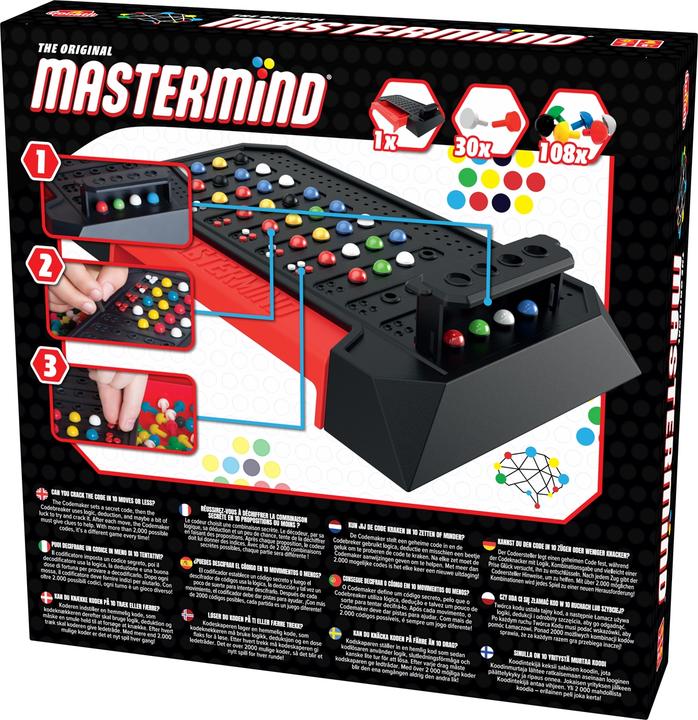 Immagine prodotto Goliath Toys Mastermind Classic (Tedesco, Olandese, Portoghese, Inglese, Svedese, Norvegese, Italiano, Francese, Polacco, Spagnolo)