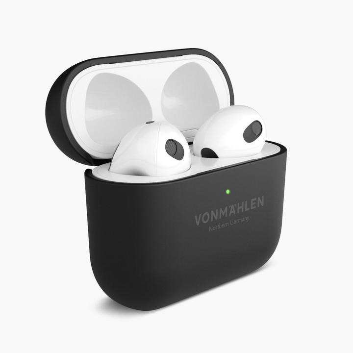 Produktbild Vonmählen Transportcase Thin AirPods 4 Schwarz (Kopfhörer Hülle)