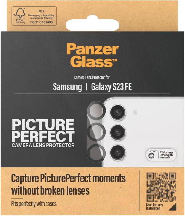 Actual product image PanzerGlass PicturePerfect Camera Lens Protector (1 Piece, Samsung Galaxy S23 FE)
