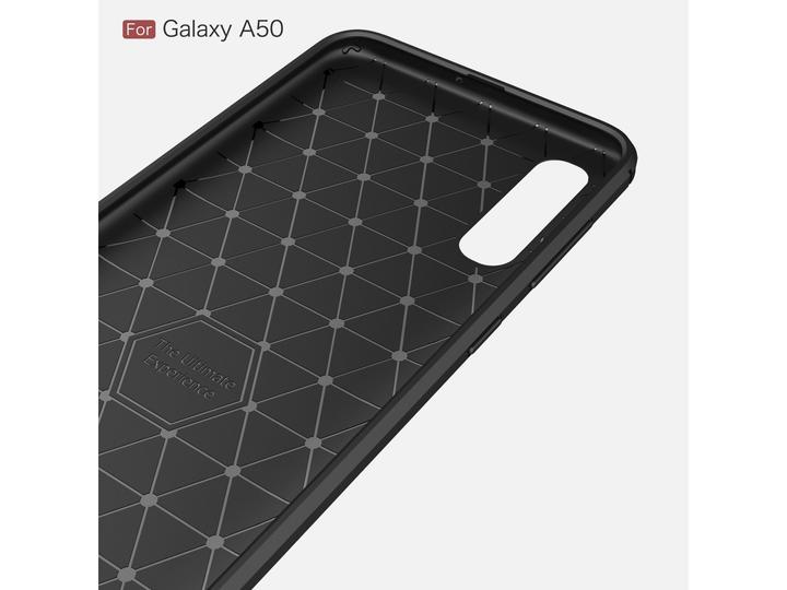 Image du produit Screenguard Samsung Galaxy A50 Housse Carbon Brushed Soft TPU (Samsung Galaxy A50)
