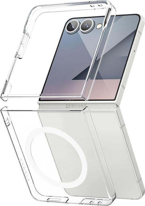 Actual product image Ringke Slim Magnetic MagSafe Case für Samsung Galaxy Z Flip 7 - Transparent (Samsung Galaxy Z Flip7)