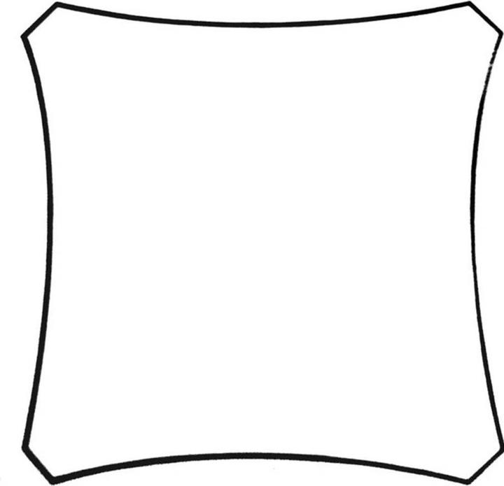 Produktbild Perel Sonnensegel wasserdurchlässig (500 x 500 cm)
