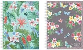 Produktbild Herlitz Schulheft Spiralbuch Ladylike Jungle A5, 100 Blätter (A5, Kariert)