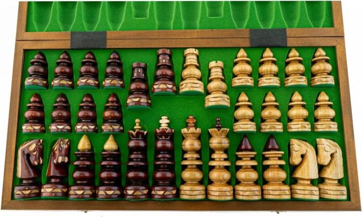 Image du produit Holzecke Jeu d'échecs "Bizant" en bois Échiquier