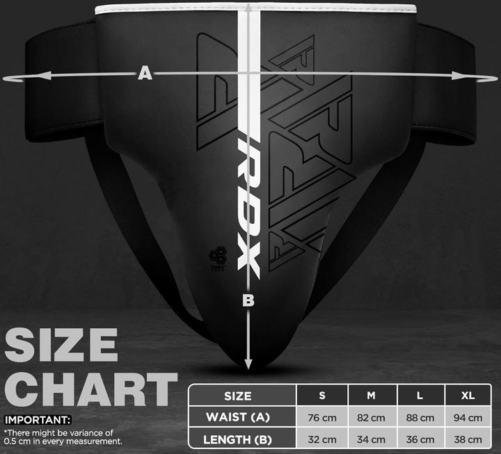 Actual product image Rdx Groin Guard Rex F6 Matte White-XL (XL)