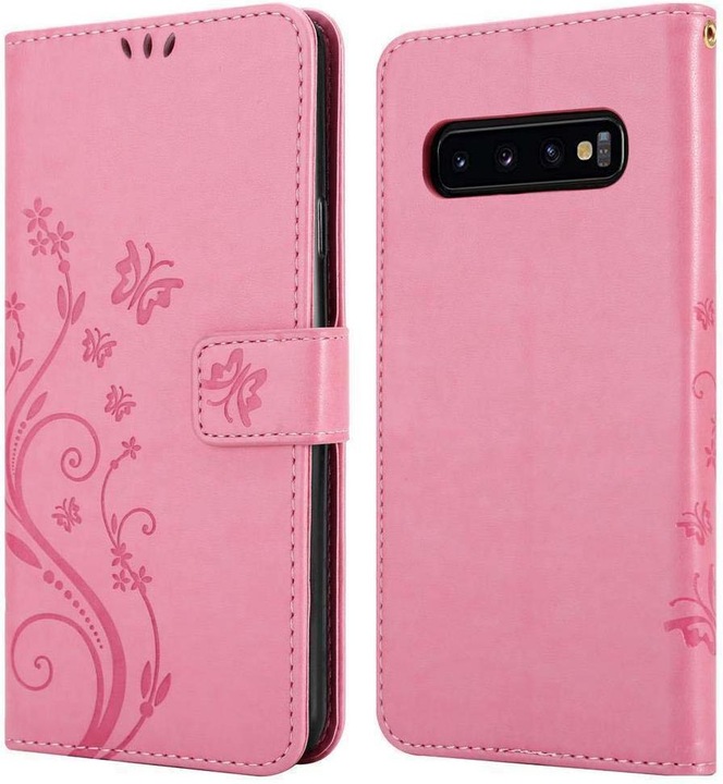 Produktbild Cadorabo Flower Book Cover (Samsung Galaxy S10+)