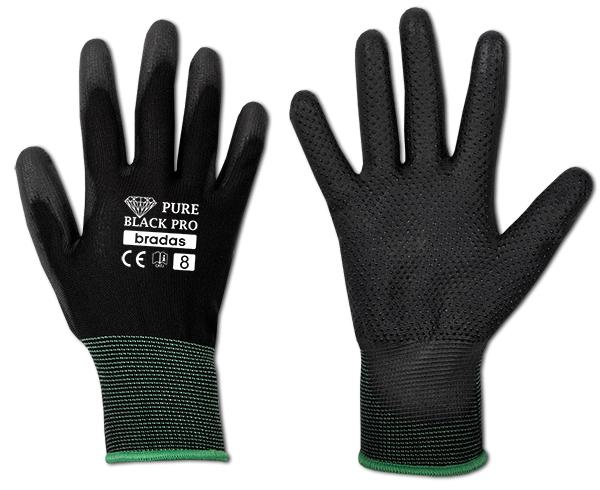 Actual product image Bradas Gloves PURE BLACK (11)