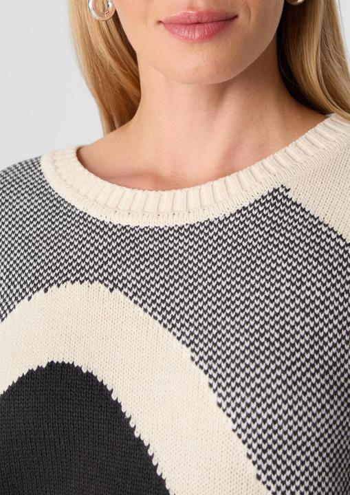 Image du produit Comma Strickpullover Pullover mit Intarsienmuster (40)
