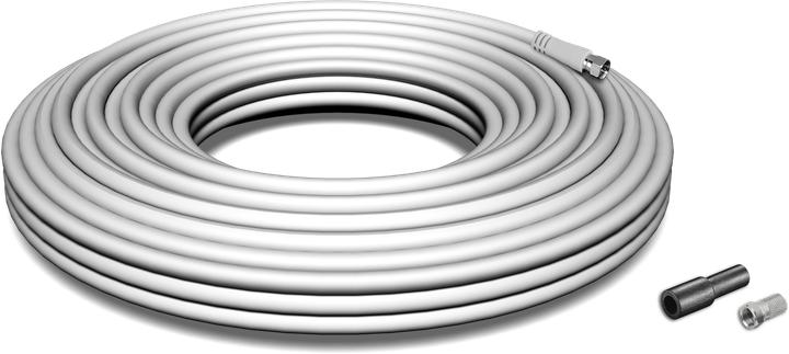 Produktbild Megasat 100147 Koaxialkabel 30 m F Weiss (110 dB, Antennenkabel)
