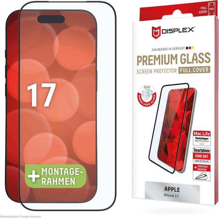 Displex Premium Glass Full Cover (1 Stück, Apple iPhone 17)