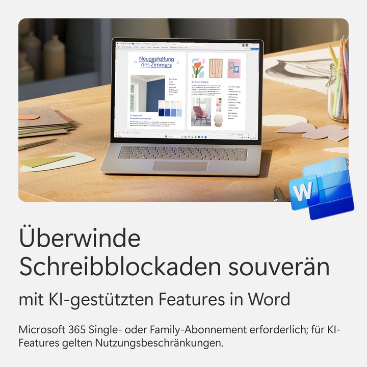 Produktbild Microsoft M365 Family (6 User, 5 Geräte/User, 12 Monate)