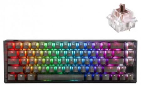 Produktbild Ducky One 3 Aura Black SF Gaming Tastatur, RGB LED - MX-Brown (US) (US, Kabelgebunden)