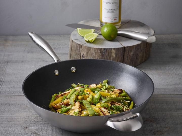 Produktbild Scanpan 32 cm Wok (32 cm, Wok Pfanne, Stahl, Aluminium)