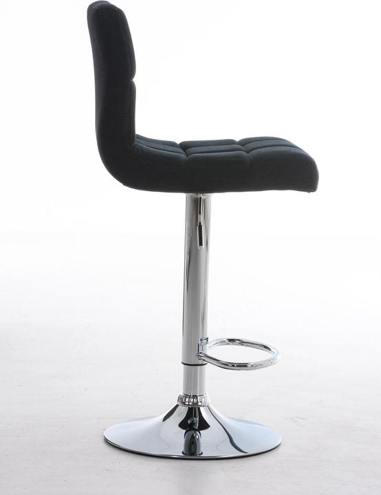 Produktbild Swisshandel24 Barhocker Peru STOFF, schwarz