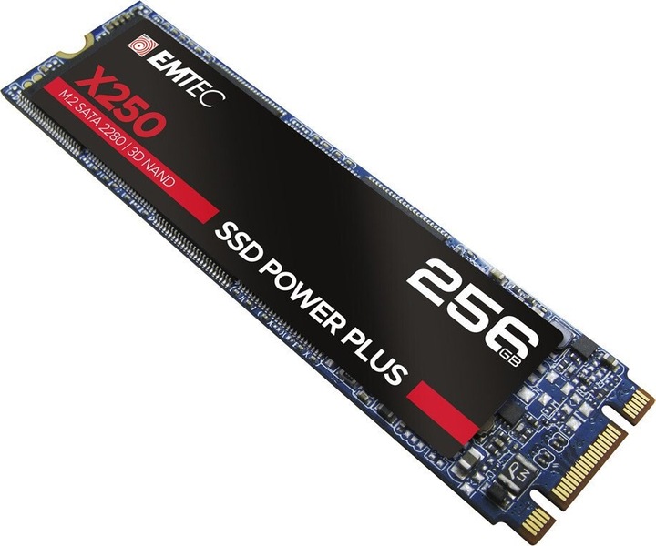Produktbild Emtec Festplatten-SSD X250 256 GB M.2 2280 SATA III (ECSSD256GX250) (256 GB, M.2 2280)