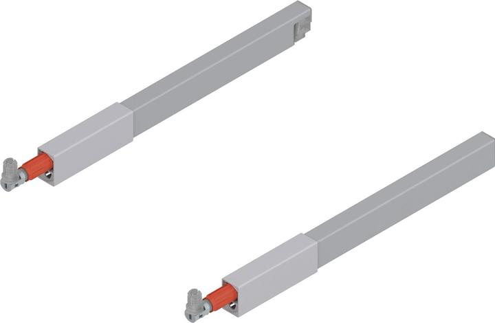 Actual product image Blum Longitudinal railing for front pull-out TANDEMBOX antaro, gray RAL 9006
