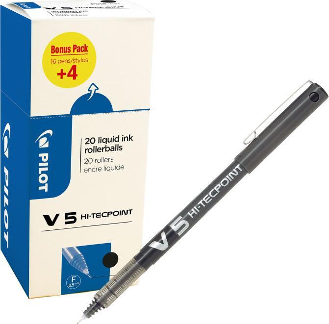 Produktbild Pilot Roller Hi-Tecpoint V5 (Schwarz, 20x)