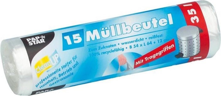 Productafbeelding Papstar Afvalzakken (15 x, 35 l)