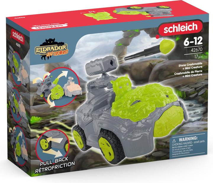 Produktbild Schleich Stein-Crashmobil mit Mini Creature