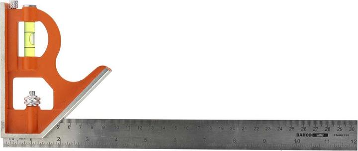 Produktbild Bahco Schiebbarer Kombinationswinkel mit Reissnadel 300 mm