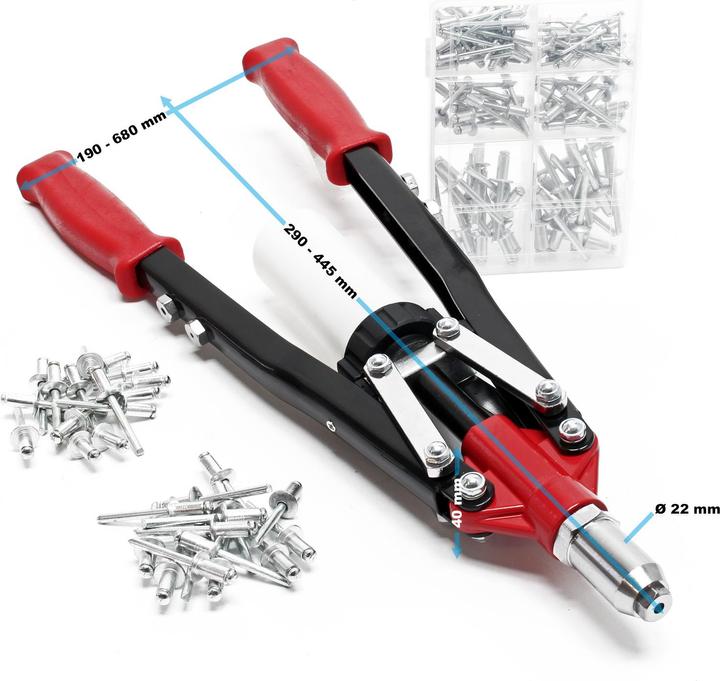 Image du produit Wiltec Pince à rivets (450 mm)