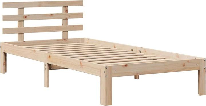Actual product image vidaXL Bed with drawers pine (140 x 200)