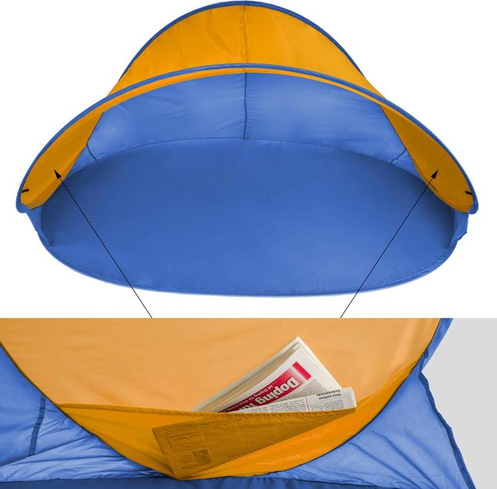 Actual product image tectake Jasmin (beach tent, 1.20 kg, 2 persons)