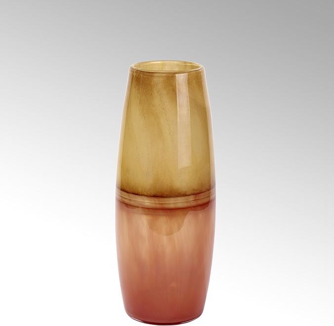 Vaso Enshi in vetro, zafferano H 35,7 cm P 14 cm (1 x)