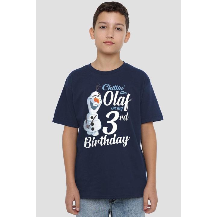Produktbild Disney Frozen Chillin Like Olaf TShirt 3 Geburtstag (128)