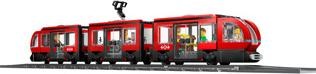 Actual product image LEGO Tram with stop (60423, LEGO City)