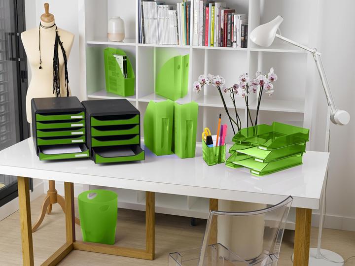 Produktbild Exacompta Ecobin apfelgrün transluzent (15 l)