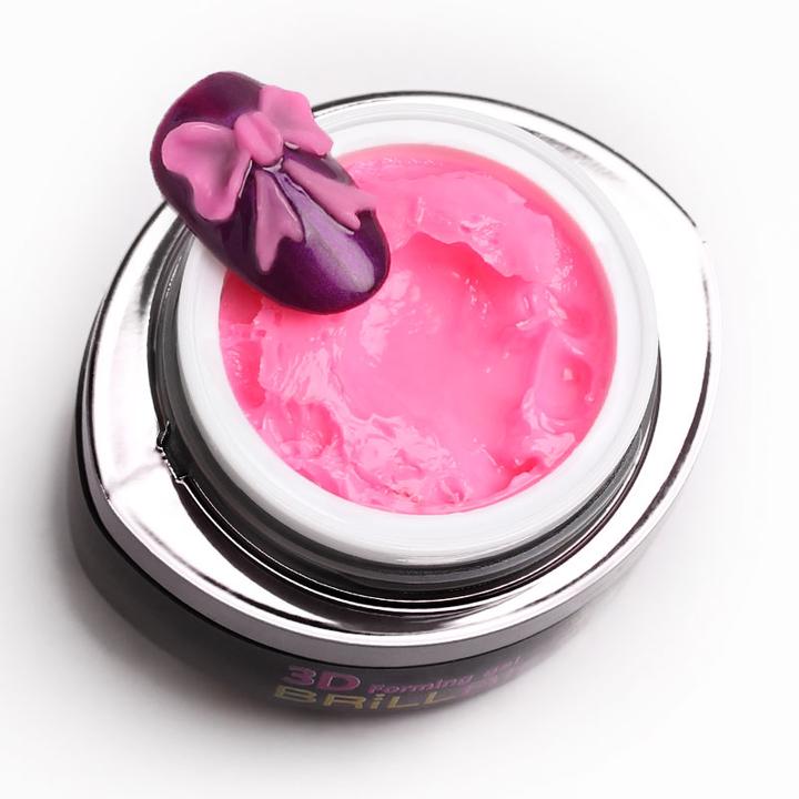Produktbild BrillBird 3D Forming Gel Pink 3ml (Pink, Gel-Effekt Nagellack)