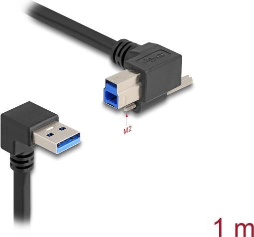 Produktbild Delock USB 5 Gbps Kabel USB Typ-A Stecker 90° nach unten gew (1 m)