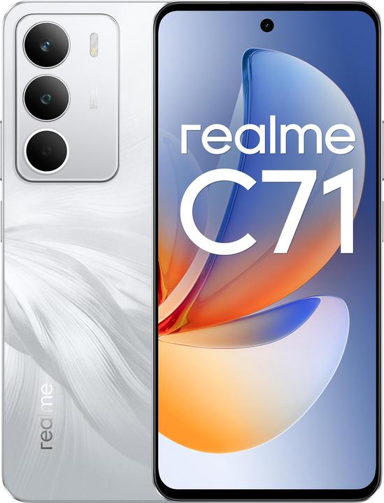 Image du produit realme C71 (256 Go, Cygne blanc, 6.65", Double SIM)