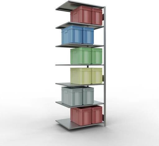 Actual product image Schulte Lagertechnik MULTIplus150 boltless add-on bay system with length bolts