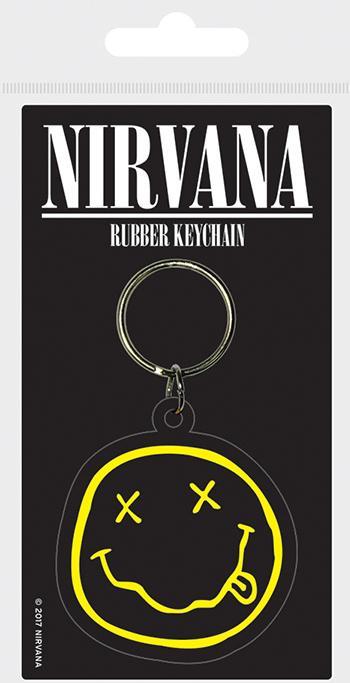 Actual product image Pyramid Nirvana - Sourire Porte-Clef en Caoutchouc