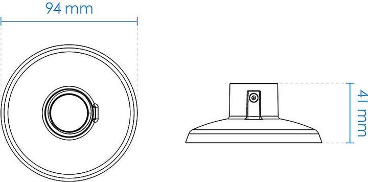 Actual product image Vivotek AC-22B Dome tinted